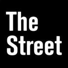 A black and white image of the word " the street ".