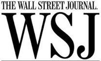 A black and white image of the wall street journal.